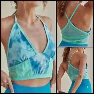 Free People Movement Endless Sunshine Mesh Back V Strap Crop Size